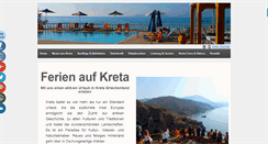 Desktop Screenshot of ferien-auf-kreta-griechenland.de