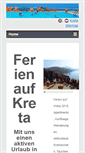 Mobile Screenshot of ferien-auf-kreta-griechenland.de
